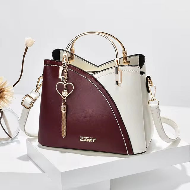 Luxury Designer High Quality Leather Shoulder Handbags Mssza