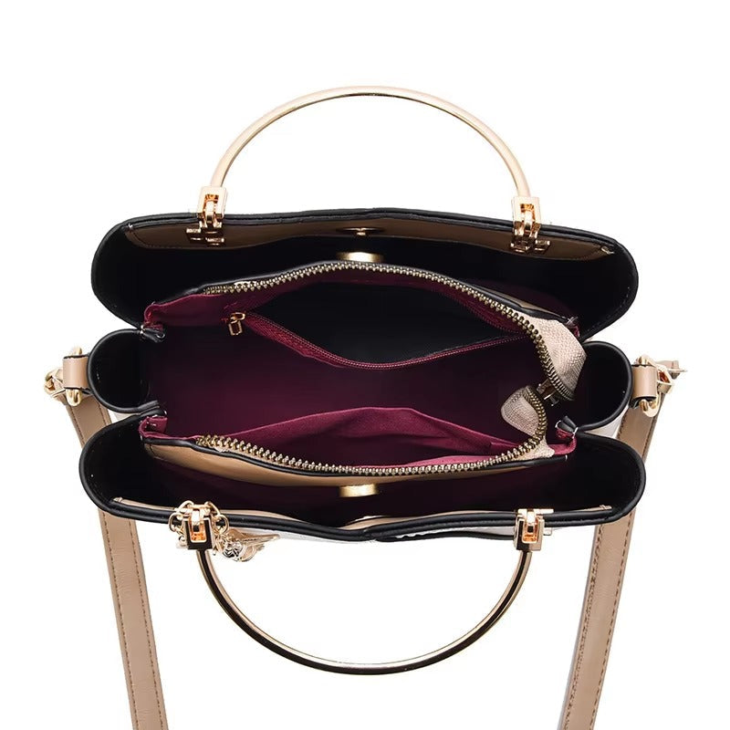 Luxury Designer High Quality Leather Shoulder Handbags Mssza