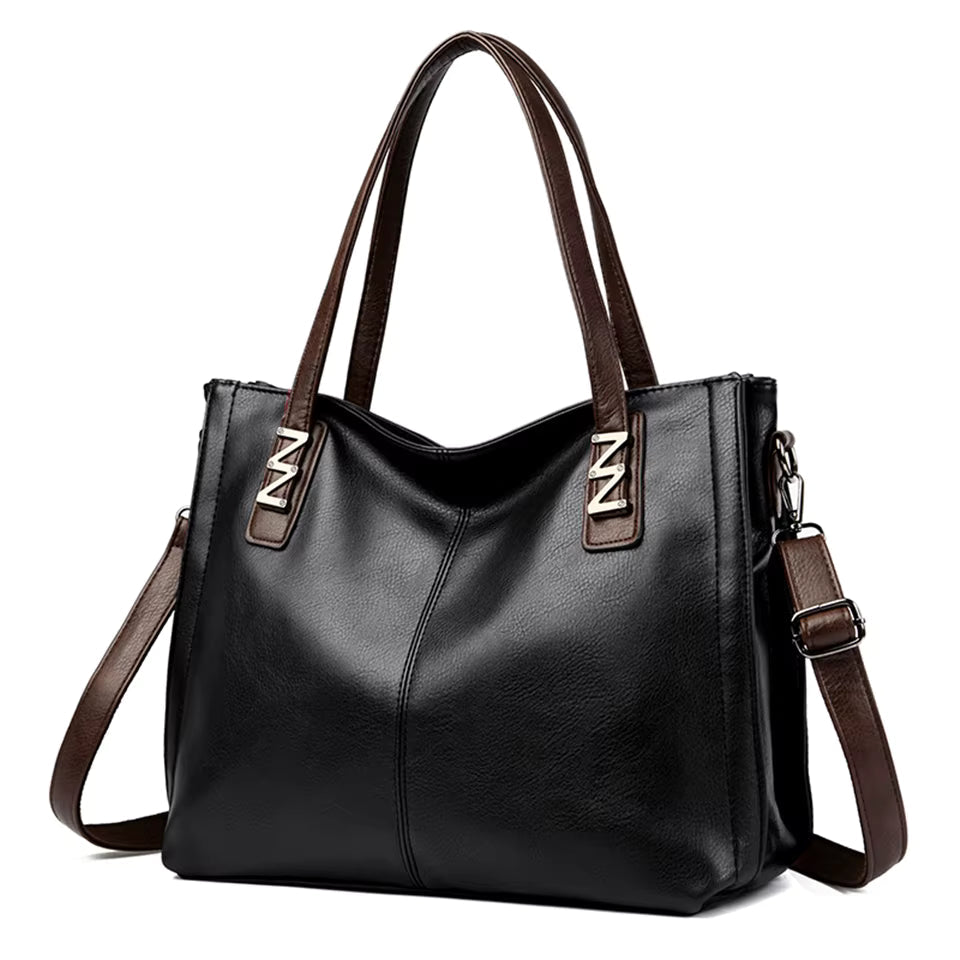 Luxury Designer Large Tote Soft Leather Crossbody Handbags Mssza