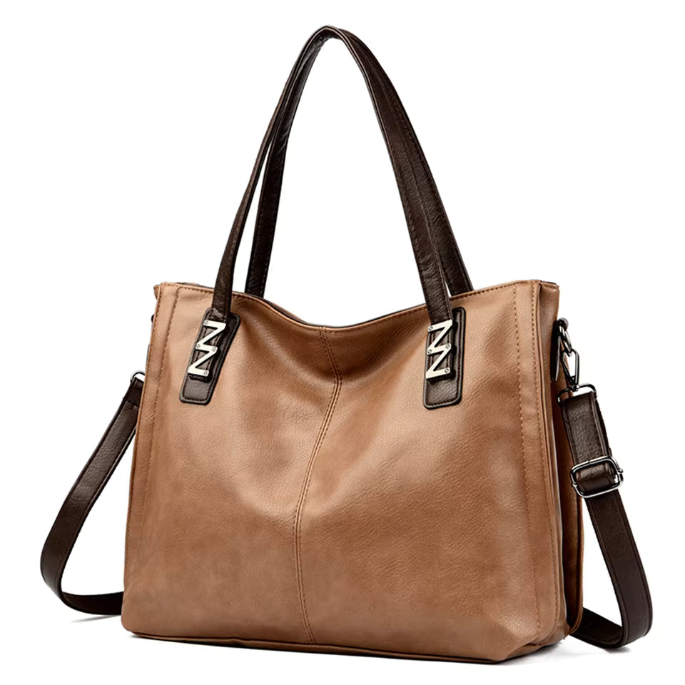 Luxury Designer Large Tote Soft Leather Crossbody Handbags Mssza
