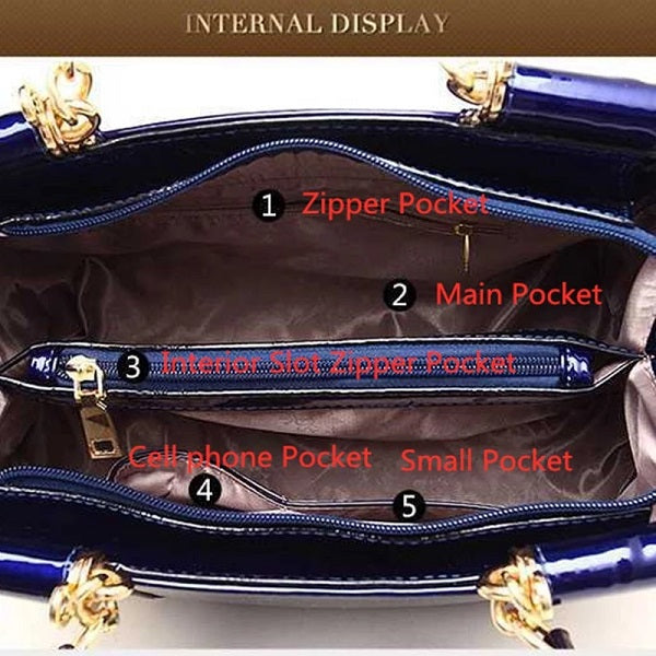 Luxury Designer PU Leather Crossbody Bags Mssza