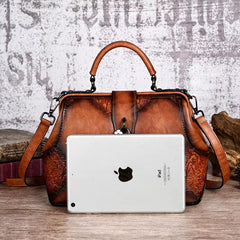 Luxury Designer PU Leather Geometric Handbags Mssza