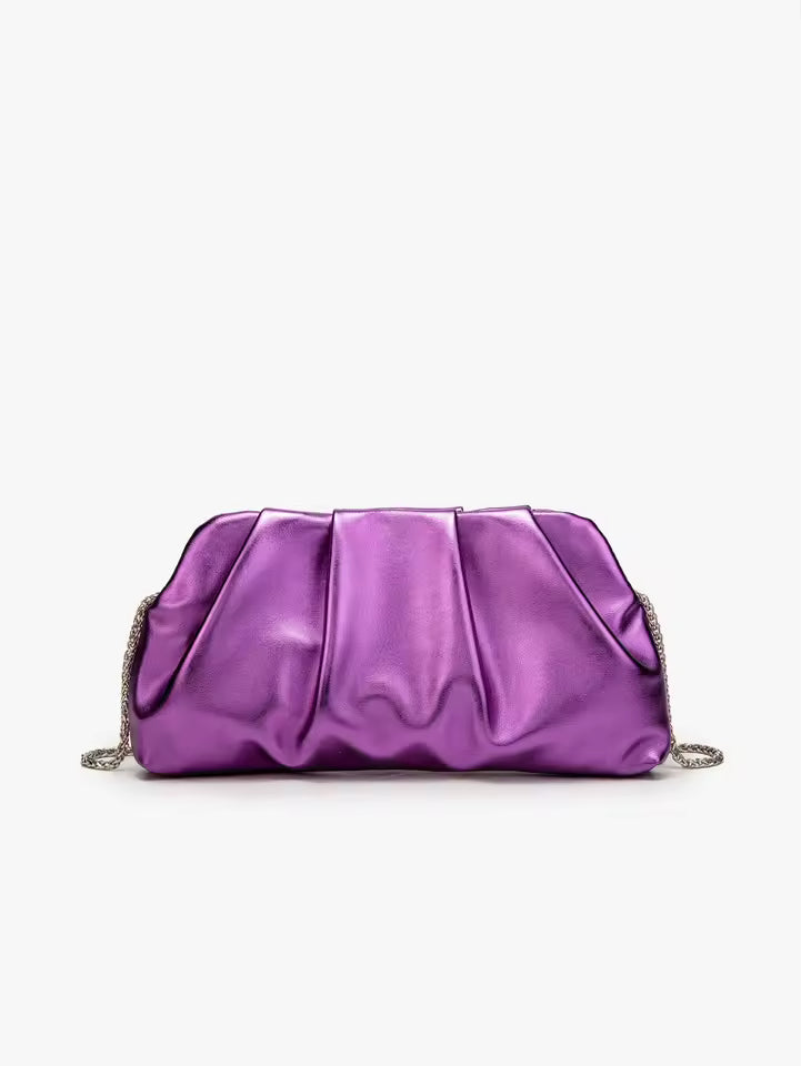 Luxury Designer Polyester Chain Wedding Evening Purses Clutch Shoulder Bag Mssza
