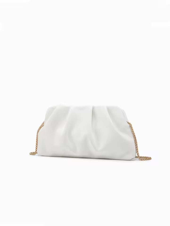 Luxury Designer Polyester Chain Wedding Evening Purses Clutch Shoulder Bag Mssza