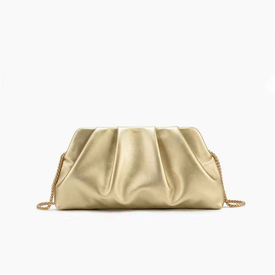 Luxury Designer Polyester Chain Wedding Evening Purses Clutch Shoulder Bag Mssza