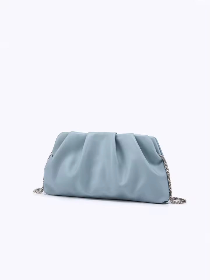 Luxury Designer Polyester Chain Wedding Evening Purses Clutch Shoulder Bag Mssza