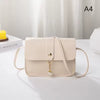 Luxury Designer Simple Pearl Pendant Contrast Messenger Small Square Crossbody Shoulder Bag Mssza