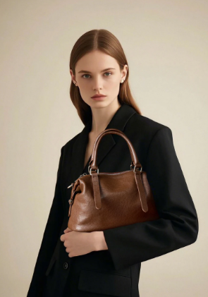 Luxury Designer Slouchy Satchel Work Cowhide Genuine Leather Handbags Shoulder Crossbody Bags Mssza