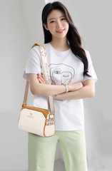 Luxury Designer Soft Pu Leather 3 Layers Sac Shoulder Purses Handbag Mssza