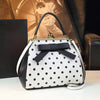 Luxury Leather Clip Messenger Tote Shoulder Crossbody Bag Mssza
