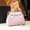 Luxury Leather Clip Messenger Tote Shoulder Crossbody Bag Mssza
