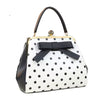 Luxury Leather Clip Messenger Tote Shoulder Crossbody Bag Mssza