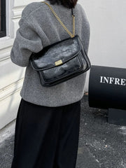 Luxury Genuine Cowhide Leather Satchel Tofu Small Square Shoulder Crossbody Bags Mssza