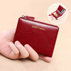 Luxury Genuine Leather Coin Bag Hasp Short Wallet Small Clutch Bag Mssza