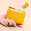 Luxury Genuine Leather Coin Bag Hasp Short Wallet Small Clutch Bag Mssza