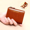 Luxury Genuine Leather Coin Bag Hasp Short Wallet Small Clutch Bag Mssza
