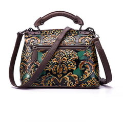 Luxury Genuine Leather Vintage Shoulder Cross Body Bag Mssza