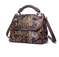 Luxury Genuine Leather Vintage Shoulder Cross Body Bag Mssza