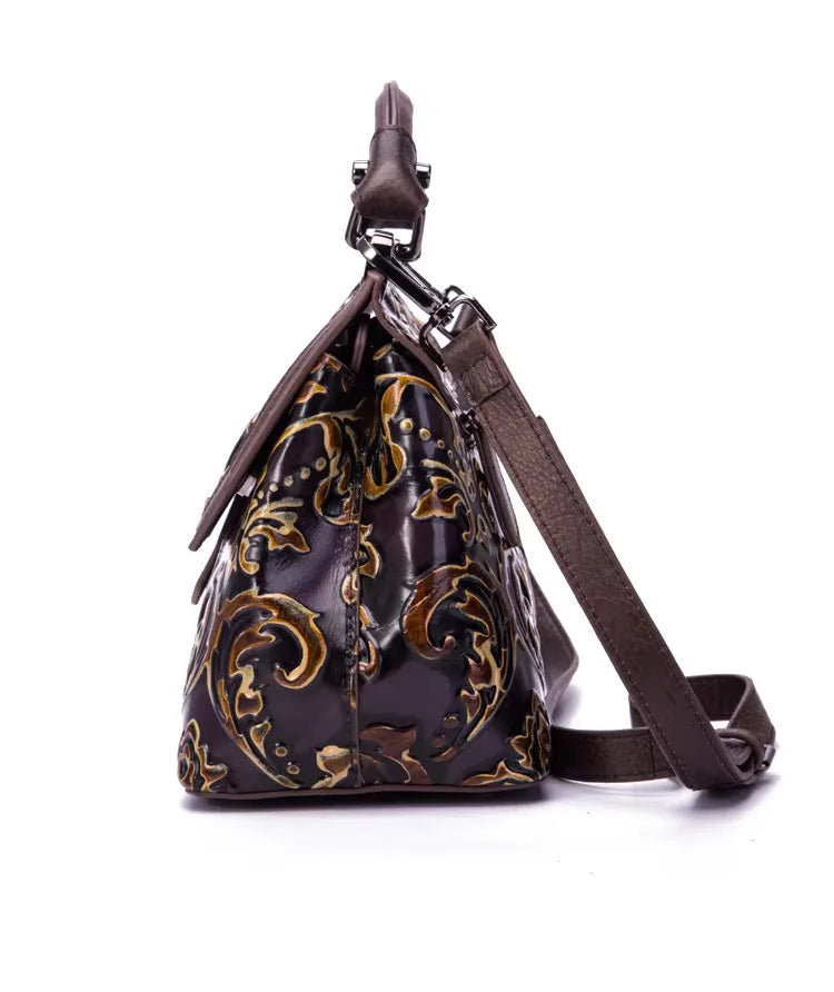 Luxury Genuine Leather Vintage Shoulder Cross Body Bag Mssza