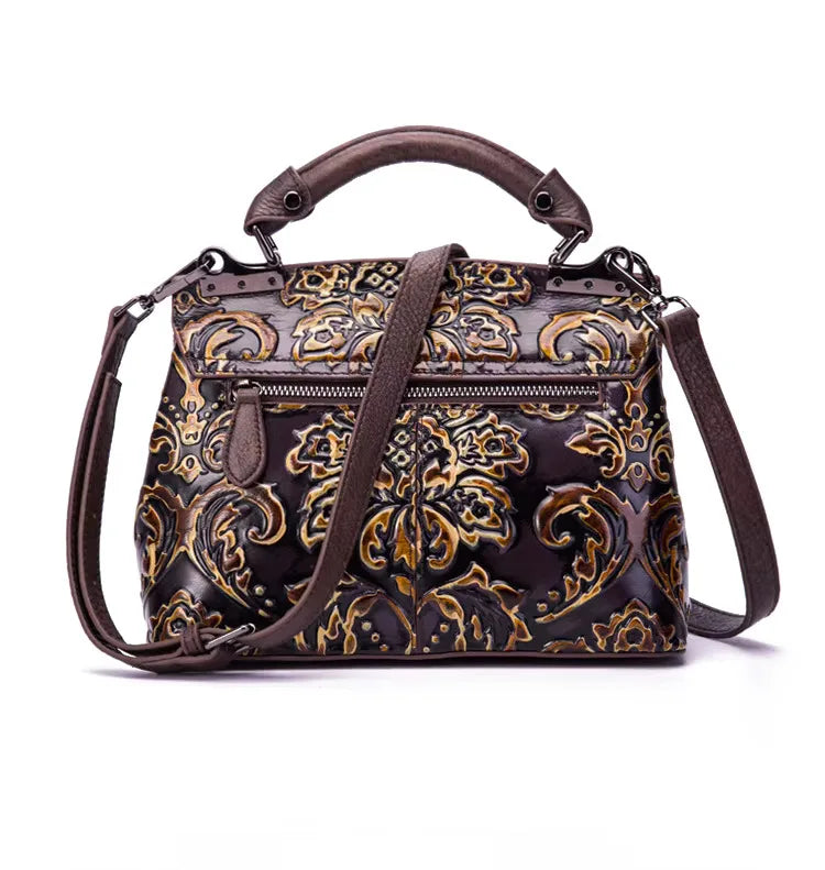 Luxury Genuine Leather Vintage Shoulder Cross Body Bag Mssza