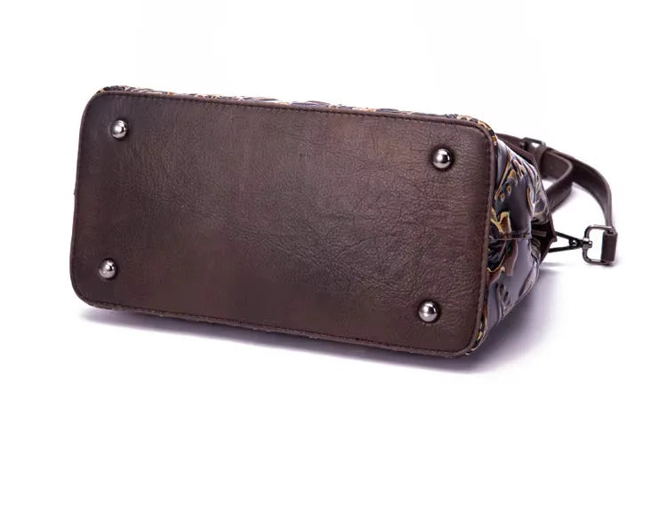 Luxury Genuine Leather Vintage Shoulder Cross Body Bag Mssza
