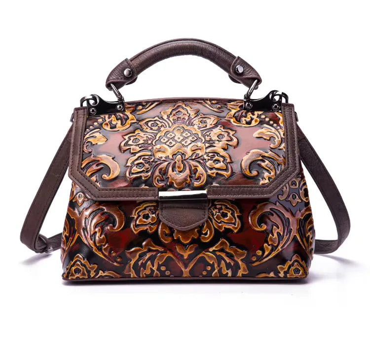 Luxury Genuine Leather Vintage Shoulder Cross Body Bag Mssza