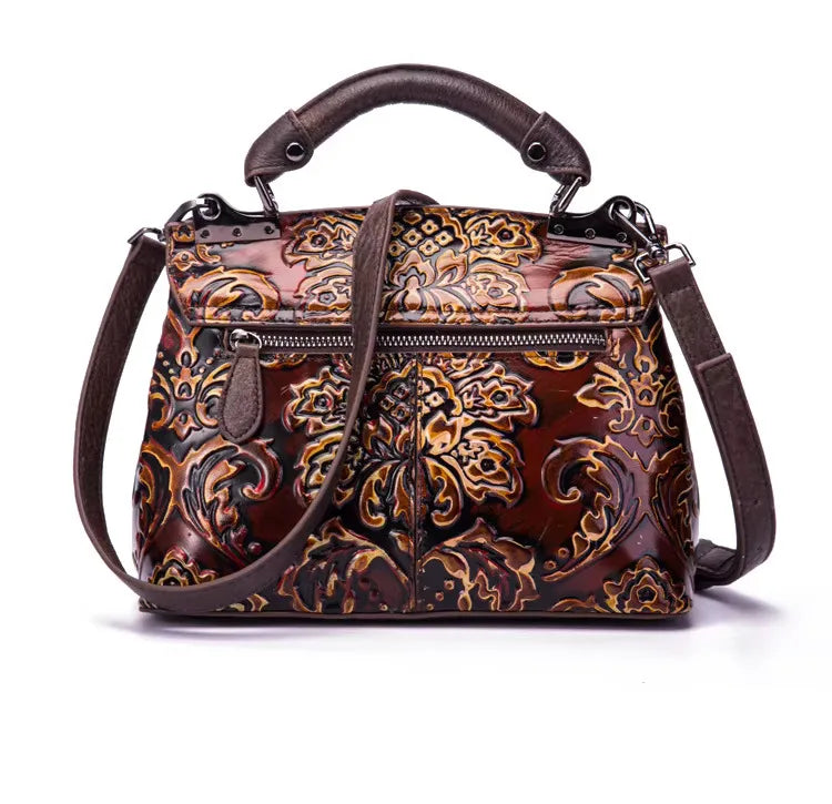 Luxury Genuine Leather Vintage Shoulder Cross Body Bag Mssza