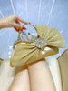 Luxury Handmade Diamond-encrusted Bow Banquet Handbag Mssza