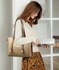 Luxury High Appearance Handbag Two Layer Large Capacity Shopping Bags Mssza