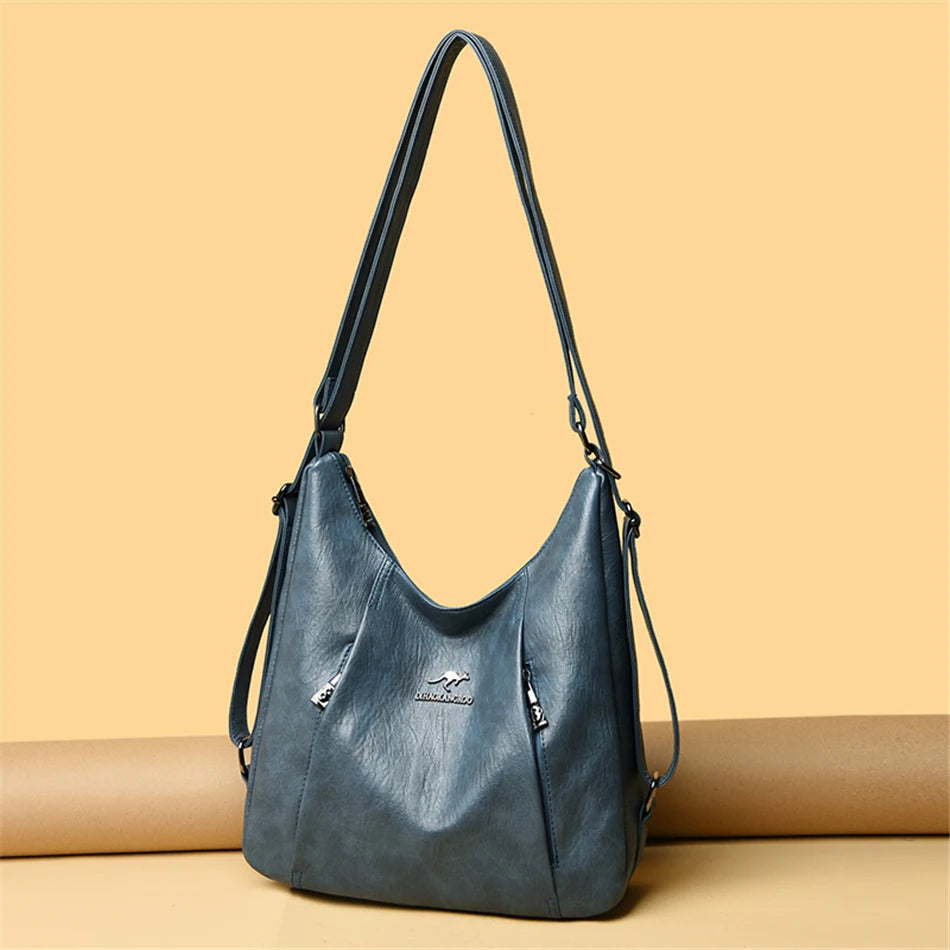 Luxury High Quality Leather Designer Travel Back Pack Bolsa Shoulder Handbags Mssza