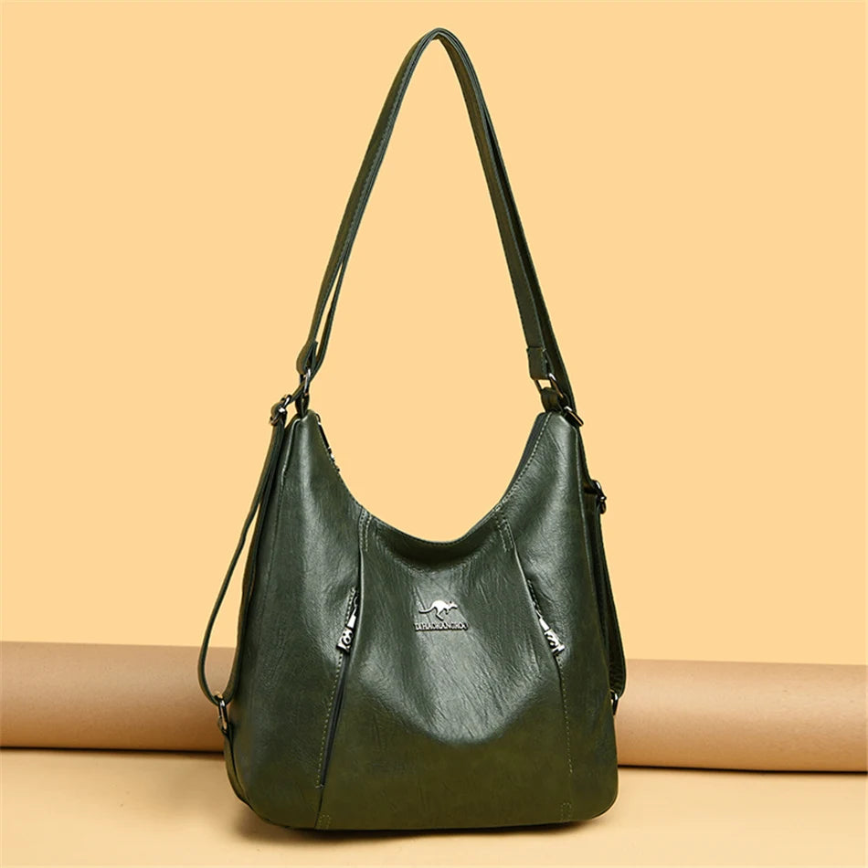 Luxury High Quality Leather Designer Travel Back Pack Bolsa Shoulder Handbags Mssza