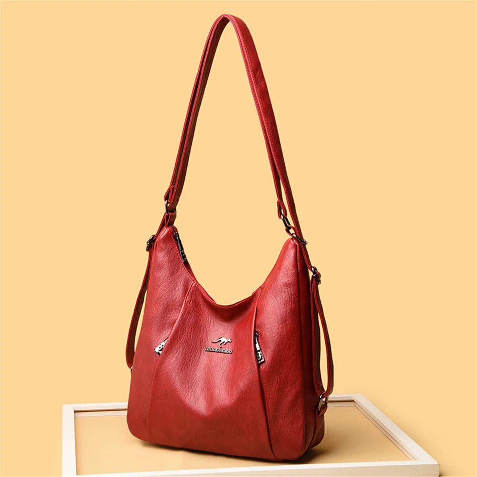 Luxury High Quality Leather Designer Travel Back Pack Bolsa Shoulder Handbags Mssza