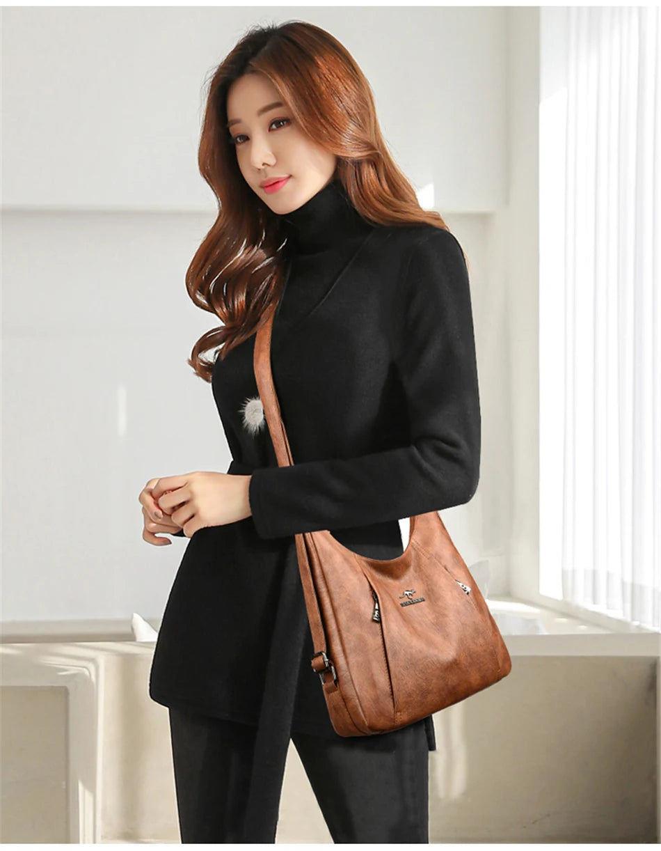 Luxury High Quality Leather Designer Travel Back Pack Bolsa Shoulder Handbags Mssza