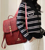 Luxury High Quality Soft Leather Shoulder Multifunction Rucksack Top-handle Bag Mssza