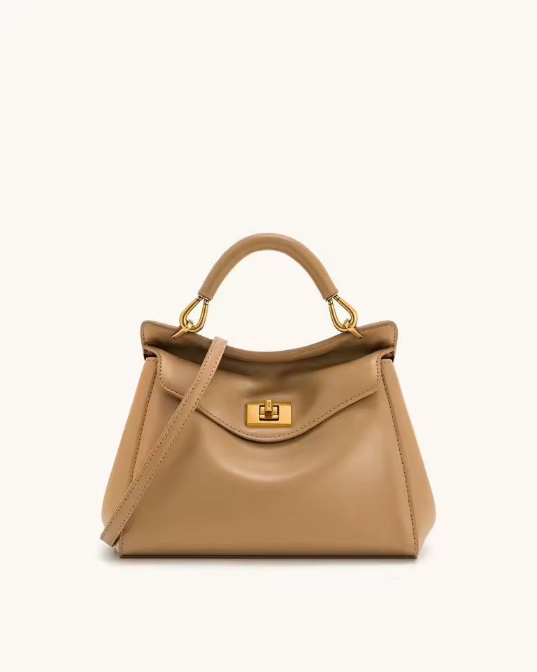 Luxury High-end Fashionable Versatile Lock Shoulder Crossbody Bag Mssza
