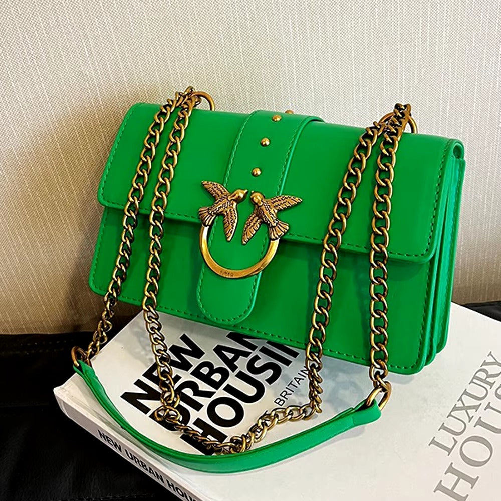 Luxury Interior Slot Pocket Silk Zipper Crossbody bag Mssza