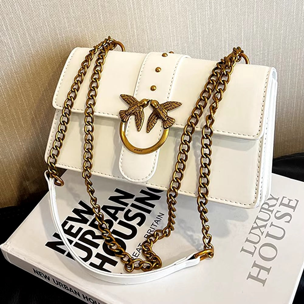 Luxury Interior Slot Pocket Silk Zipper Crossbody bag Mssza