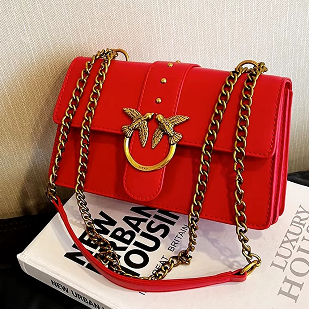 Luxury Interior Slot Pocket Silk Zipper Crossbody bag Mssza