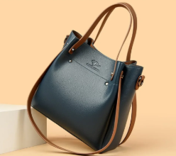 Luxury Large Capacity Tote Messenger Pu Leather Versatile Shoulder Crossbody Bags Mssza