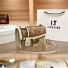 Luxury Light Designer High-End Color Contrast Small Single Crossbody Shoulder Underarm Bag Mssza