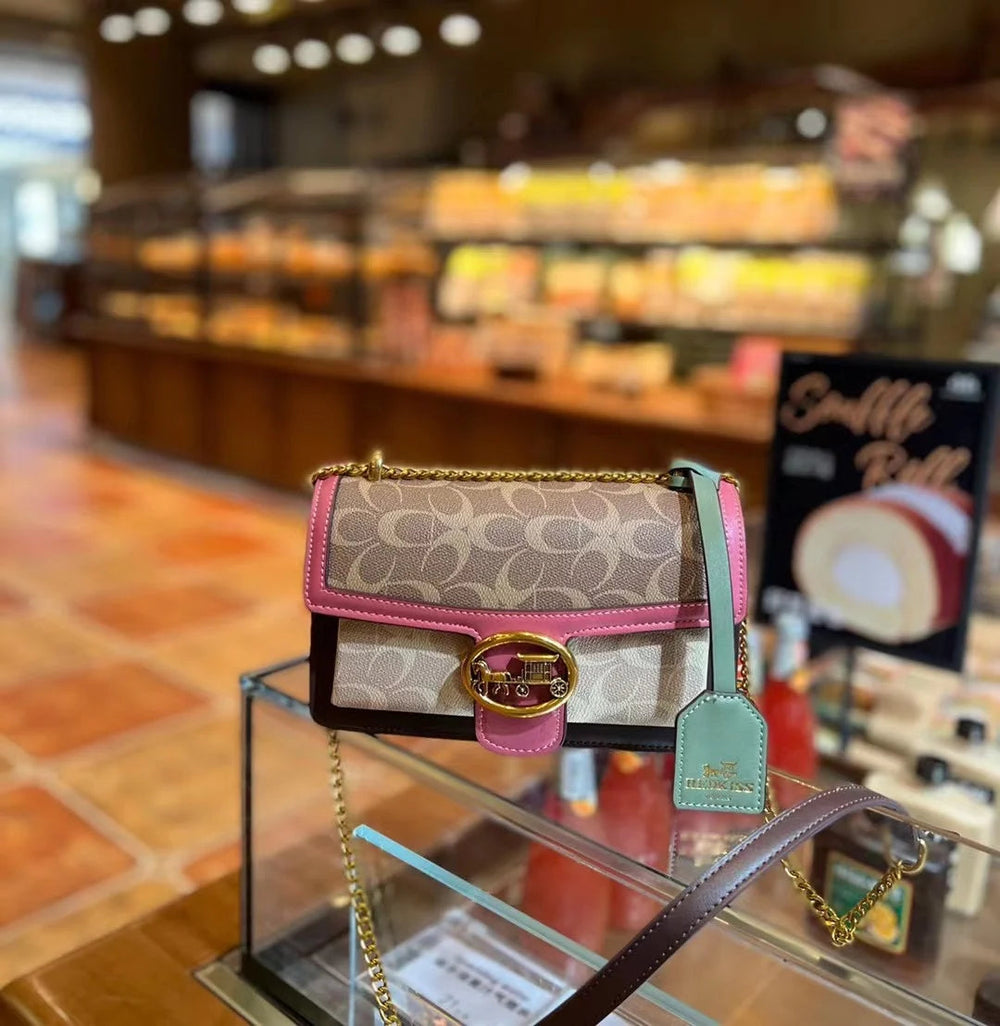 Luxury Light Designer High-End Color Contrast Small Single Crossbody Shoulder Underarm Bag Mssza