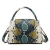 Luxury Ostrich Leather Pouch Snake Tote Versatile Handbag Mssza