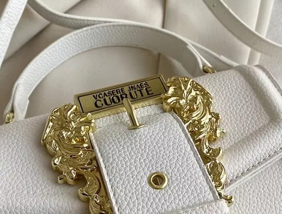 Luxury Metal Square Leather Shoulder Bags Mssza
