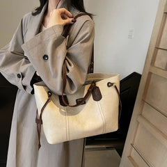 Luxury Niche Popular Large-capacity Commuting Versatile High-end Tote Shoulder Bag Mssza