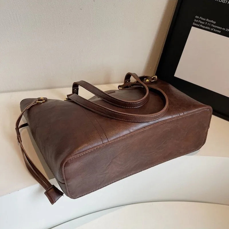 Luxury Niche Popular Large-capacity Commuting Versatile High-end Tote Shoulder Bag Mssza