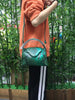 Luxury Ostrich Leather Pouch Snake Tote Versatile Handbag Mssza