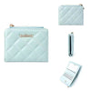 Luxury PU Leather Card Holder Coin Pocket Zipper Short Wallet Mssza
