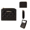 Luxury PU Leather Card Holder Coin Pocket Zipper Short Wallet Mssza