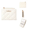 Luxury PU Leather Card Holder Coin Pocket Zipper Short Wallet Mssza