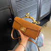 Luxury PU Leather Metal Buckle Zipper Shoulder Bags Mssza